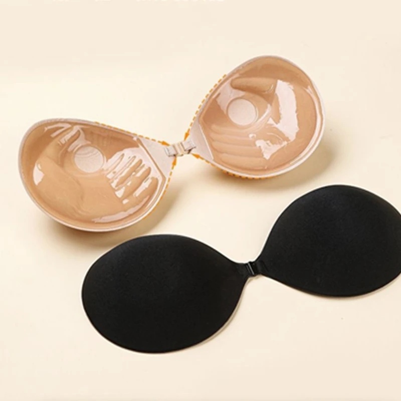 Push Up Bra Silicone - 3cmの高さを出すシリコン製接着式ブラジャー。防水加工で、結婚式や背中が開いたドレスに最適。自然なボリュームアップ効果で、小胸の方にもおすすめ。