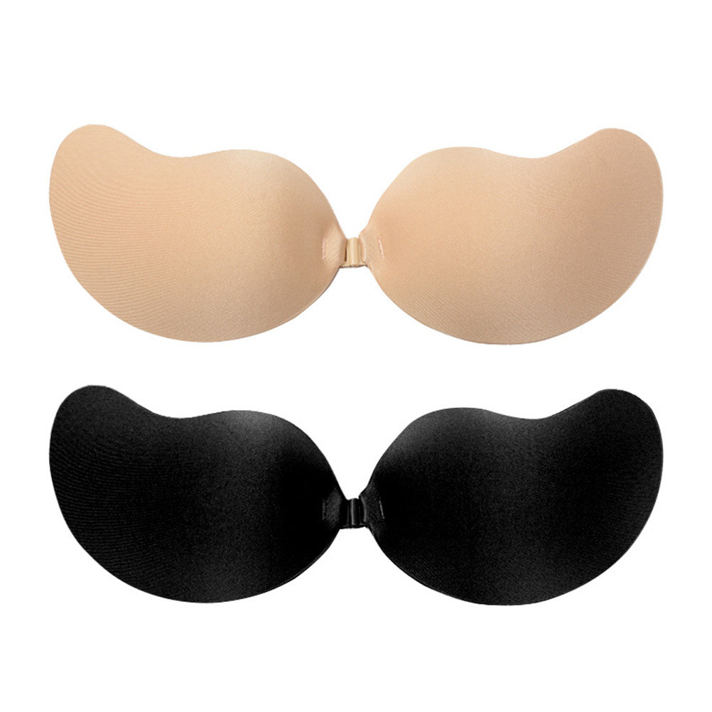2枚入り、目立たない粘着式ストラップレスブラ、超薄型でバスト - Strapless Bra Adhesive のレビューと価格