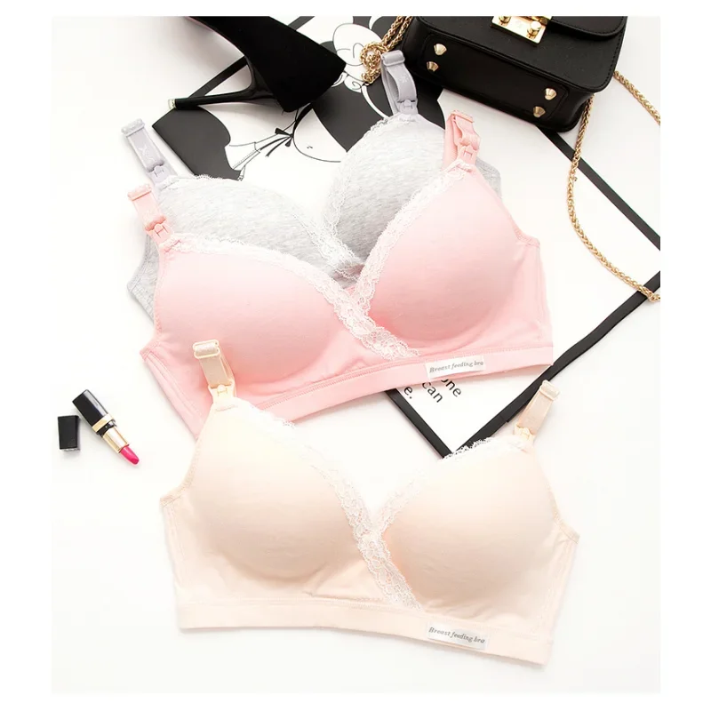授乳用の滑らかなワイヤレスナーシングブラ,妊婦用の睡眠ブラレ - Sleep Bra Bralette のレビューと価格